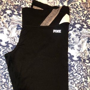 Victoria’s Secret pink black leggins